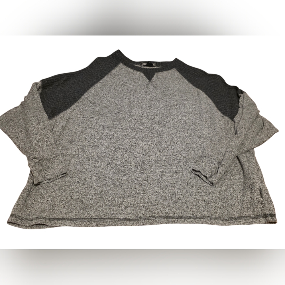 Billabong Women's Two Tone Gray Oversized Slouchy Sweater Size Small EUC